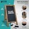 Better Office Products Magnetic A-Frame Chalkboard Sign, 20in. x 40in. Standing Easel, W/Chalk Marker/Chalk/Eraser, Black 00842 - alternate 3